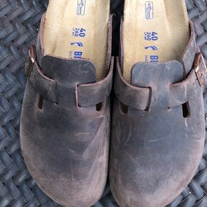 Birkenstock Boston Havana oiled clog